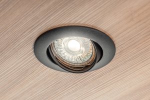 ＰＴ０１ＥＶＯ ＦＩＴ Sufitowa oprawa punktowa PORTO-K, IP20, okrągła, czarna, z