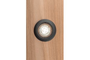 ＰＴ０１ＥＶＯ ＦＩＴ Sufitowa oprawa punktowa PORTO-K, IP20, okrągła, czarna, z