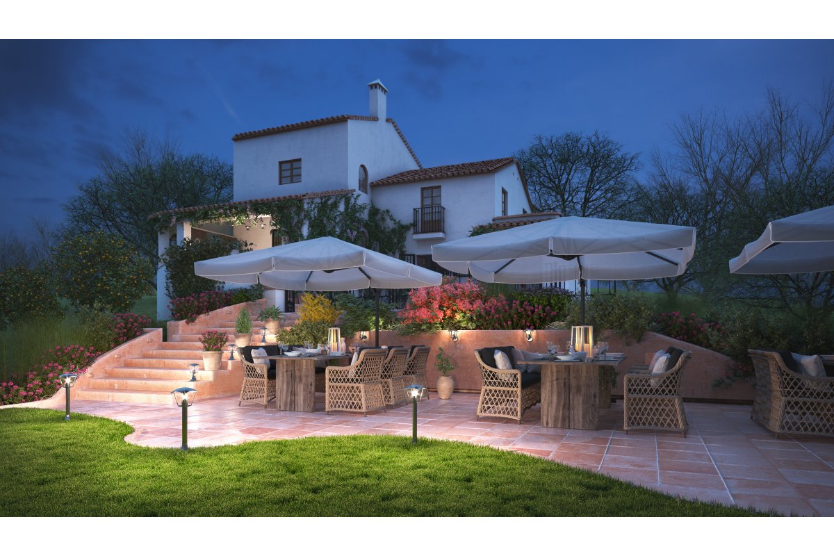 Garden fixture MARINA-P,E27, MAX.20W,IP54,AC220-240V,50-60Hz,pillar,black -  GTV