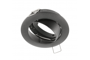 ＰＴ０１ＥＶＯ ＦＩＴ Sufitowa oprawa punktowa PORTO-K, IP20, okrągła, czarna, z