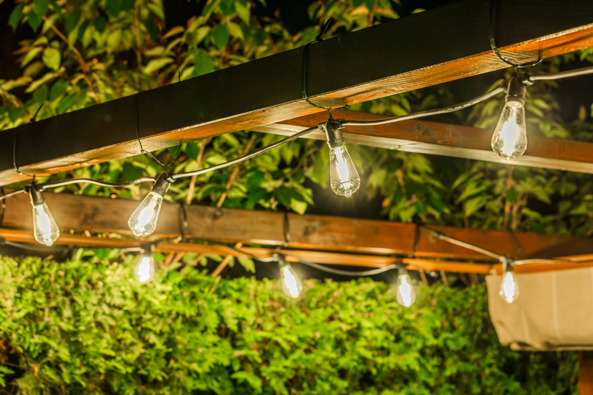 Garden garland 7,5m,AC220-240V,50-60Hz,10xE27,2x1,5mm - GTV